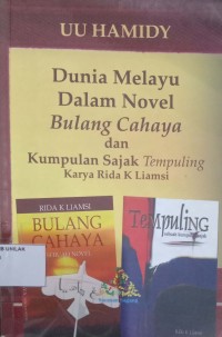 Dunia Melayu dalam novel Bulang Cahaya dan Kumpulan Sajak Tempuling Karya Rida K Liamsi
